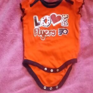 NHL Flyers Orange and Black Bodysuit